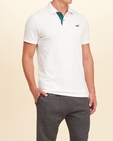 Camisa Polo Hollister Masculina